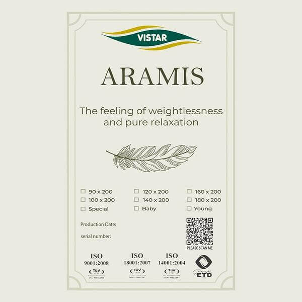 تشک ویستر آرامیس | طبی بدون فنر