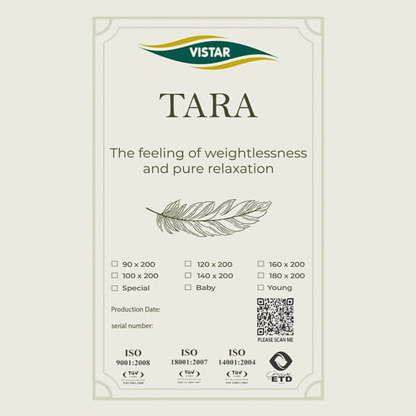 تشک ویستر تارا | طبی فنر متصل